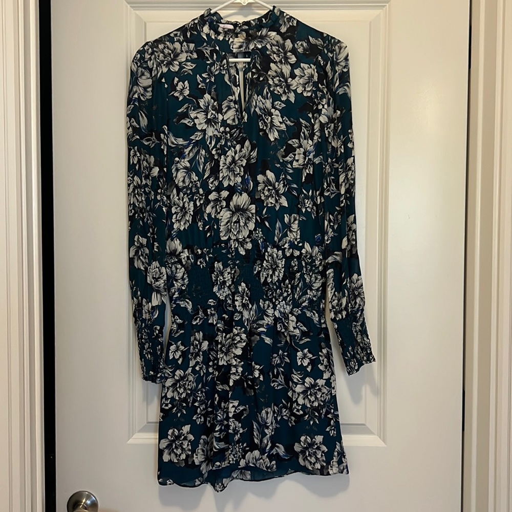 PARKER - Brooke Floral-Print Flounce Short Dress